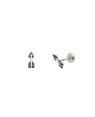 Brinco AG TP (Envelhecida) Flecha 8mm Reticulada - G5 - 3mm x 8mm - 0.50gr