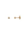 Brinco TP Perola Cravado 2mm c/ Garra  - 00 - 2mm x 10mm - 0.31gr