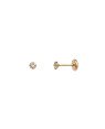 Brinco TP Solitario SS12  - 00 - 3mm x 10mm - 0.38gr