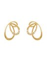 Brinco Fundido 3 Gotas c/ Zirconia (faz lado) - 00 - 14mm x 18mm - 1.83gr