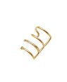 Piercing Fundido 4 1/2 Argola c/ Zirconia - 00 - 22mm x 14mm - 2.07gr