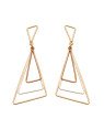 Brinco Tranca Triangulo Fio p/ 3 Triangulos 3 Ouros  - 00 - 22mm x 47mm - 4.07gr