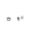 Brinco AG (Envelhecida) Pata 8mm Lisa  - G5 - 8mm x 8mm - 0.94gr