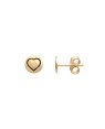 Brinco Redondo Liso 6mm c/ Coracao (Resina) - 00 - 6mm x 6mm - 0.80gr