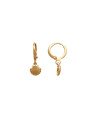 Brinco Argolinha c/ Concha  - 00 - 12mm x 21mm - 1.41gr