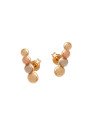 Brinco Ear Cuff Baby c/ 4 Redondos Reticulados (3 Ouros) - 00 - 4mm x 14mm - 1.00gr