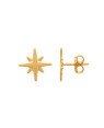 Brinco Estrela 8 Pontas Lisa  - 00 - 12mm x 12mm - 0.93gr