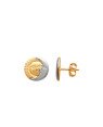 Brinco Sol e Lua c/ Rosto - Maior (Rodio) - 00 - 11mm x 11mm - 1.59gr