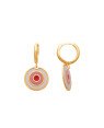 Brinco Argolinha Fundida c/ Redondo  - 00 - 15mm x 30mm - 3.68gr