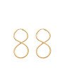 Brinco Fio Infinito  - 00 - 21mm x 42mm - 4.00gr