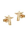 Brinco Cristo Redentor 12mm - 00 - 12mm x 12mm - 0.85gr
