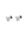 Brinco AG Olho Grego 5mm p/ Resina (Branco/Azul/Preto) - G6 - 5mm x 5mm - 0.59gr