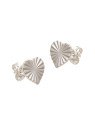 Brinco AG Coracao 10mm Diamantado  - G3 - 11mm x 10mm - 1.52gr