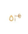 Brinco Gota 10mm Vazada Borda Diamantada  - 00 - 10mm x 10mm - 0.75gr