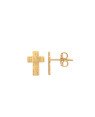 Brinco Cruz 10mm Lixada  - 00 - 10mm x 10mm - 0.78gr