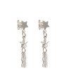 Brinco AG 2 Estrelas 3 Correntes  - G3 - 6mm x 28mm - 1.48gr
