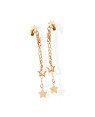 Brinco 4 Estrelas 2 Correntes  - 00 - 6mm x 61mm - 2.28gr
