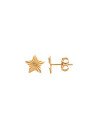 Brinco Pino Estrela 8mm Diamantada - 00 - 8mm x 8mm - 0.76gr