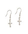 Brinco AG Gancho Cruz Portuguesa Mini Detalhe Picotado - G3 - 8mm x 31mm - 1.26gr