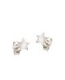 Brinco Fixo AG Estrela 6mm Diamantada - G5 - 6mm x 6mm - 0.53gr