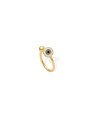 Piercing Fake c/ Olho Grego 5mm (Branco/Azul/Preto) - 00 - 5mm x 16mm - 0.54gr