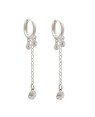 Brinco AG Argolinha c/ 2 Redondos 4mm/1 De 6mm (Diamantados) - G6 - 13mm x 57mm - 2.98gr