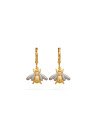 Brinco Argolinha c/ Abelha 11mm (Rodio) - 00 - 11mm x 24mm - 1.97gr