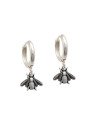 Brinco AG Argolinha c/ Abelha 11mm (Envelhecido) - G6 - 11mm x 24mm - 3.08gr