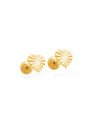 Brinco TP Fixo Coracao Mini Diamantado (Pressao) - 00 - 6mm x 6mm - 0.63gr