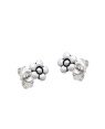 Brinco AG  Flor 6mm (Envelhecido) - G5 - 6mm x 6mm - 0.67gr
