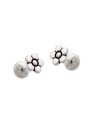 Brinco AG TP  Flor 6mm (Envelhecido) - G5 - 6mm x 6mm - 0.70gr