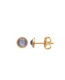 Brinco Cabuchao 4mm p/ Pedra Chaton (Azul Claro) - 00 - 4mm x 4mm - 0.67gr