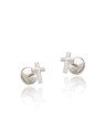 Brinco AG TP Cruz Facetada 6mm  - G5 - 4mm x 6mm - 0.49gr