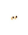 Brinco Losango 6mm Reticulado p/ Resina - 00 - 4mm x 6mm - 0.38gr