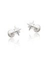 Brinco AG TP Estrela 8 Pontas Estampada 6mm  - G5 - 6mm x 6mm - 0.51gr