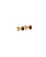 Brinco Redondo 6mm c/ Minnie  (Laco Vermelho/ Rosto Preto) - 00 - 6mm x 6mm - 0.74gr