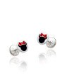 Brinco AG TP Minnie  (Laco Vermelho/ Rosto Preto) - G5 - 6mm x 6mm - 0.77gr