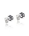 Brinco AG Redondo 6mm Simbolo Japones p/ Resina  - G5 - 6mm x 6mm - 0.78gr