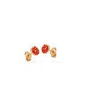 Brinco Redondo 6mm Flor de Lotus p/ Resina - 00 - 6mm x 6mm - 0.74gr