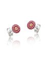Brinco AG Mandala (Vermelho/Miolo Amarelo) - G5 - 6mm x 6mm - 0.62gr