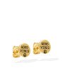 Brinco Good Vibes (Boa Vibracao) - 00 - 4mm x 4mm - 0.99gr