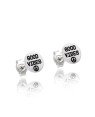 Brinco AG Good Vibes (Boa Vibracao) - G5 - 4mm x 4mm - 1.00gr