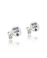 Brinco AG Good Luck (Boa Sorte) - G5 - 4mm x 4mm - 1.02gr