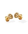 Brinco 4mm Flor de Lotus "Iluminacao" - 00 - 4mm x 4mm - 0.96gr