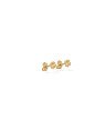 Brinco Trevo Riscado 5mm  - 00 - 5mm x 5mm - 0.42gr