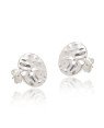 Brinco AG Redondo 12mm Martelado  - G3 - 12mm x 12mm - 2.22gr