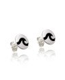 Brinco AG Redondo Liso c/ Onda 8mm  - G5 - 8mm x 8mm - 1.25gr