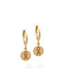 Brinco Argolinha  Laco Outubro Rosa  - 00 - 12mm x 25mm - 1.63gr