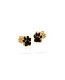 Brinco Pata 9.5mm Reticulada  p/ Resina  - 00 - 11mm x 10mm - 1.20gr
