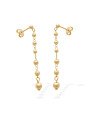 Brinco 3 Bolinhas 3mm 2 Bolinhas 4mm 1 Bolinha 5mm  - 00 - 5mm x 46mm - 1.81gr